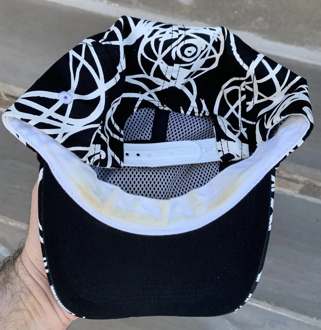 Stussy x Futura Black / White 5 Panel Hat — RootsBK